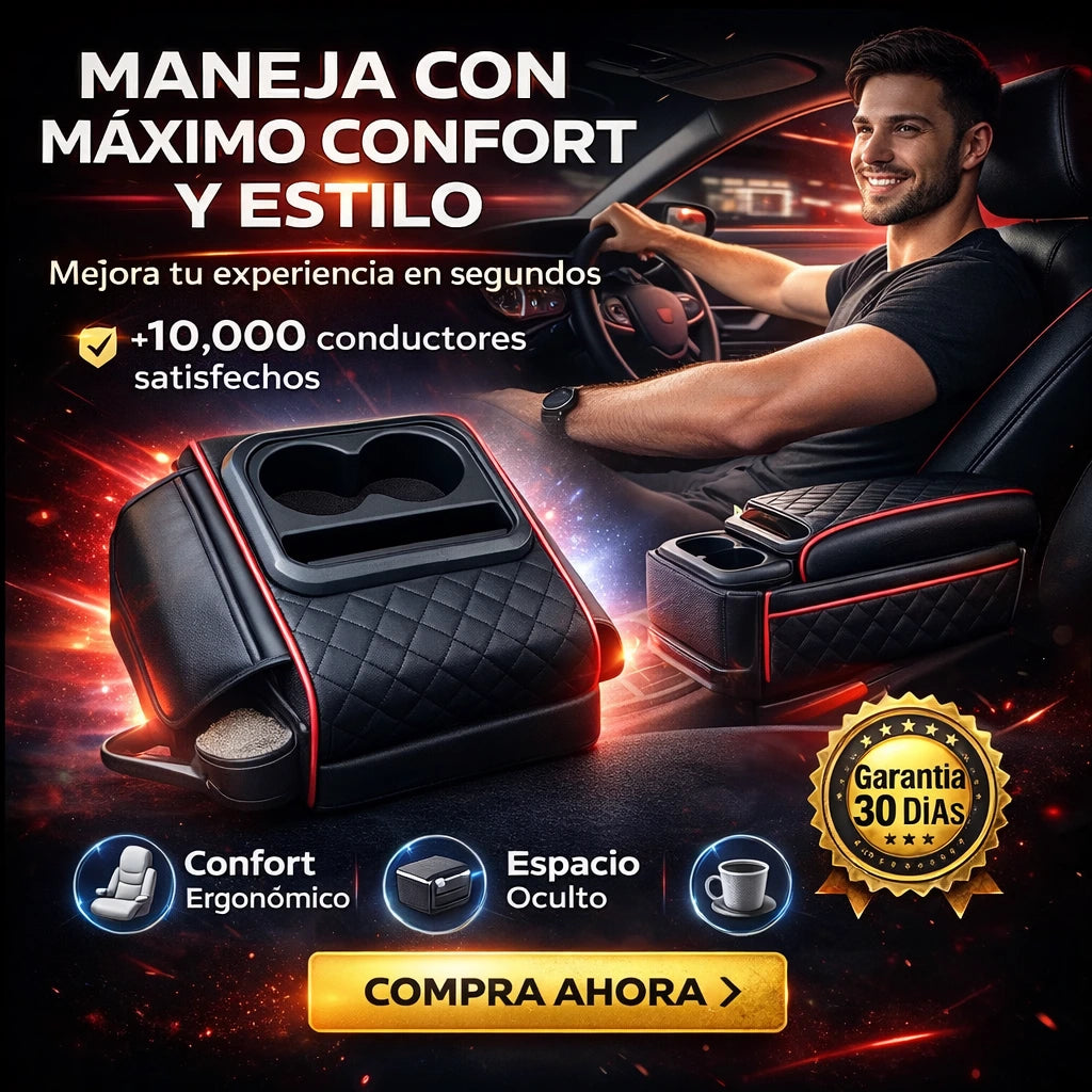 Reposabrazos de lujo para auto