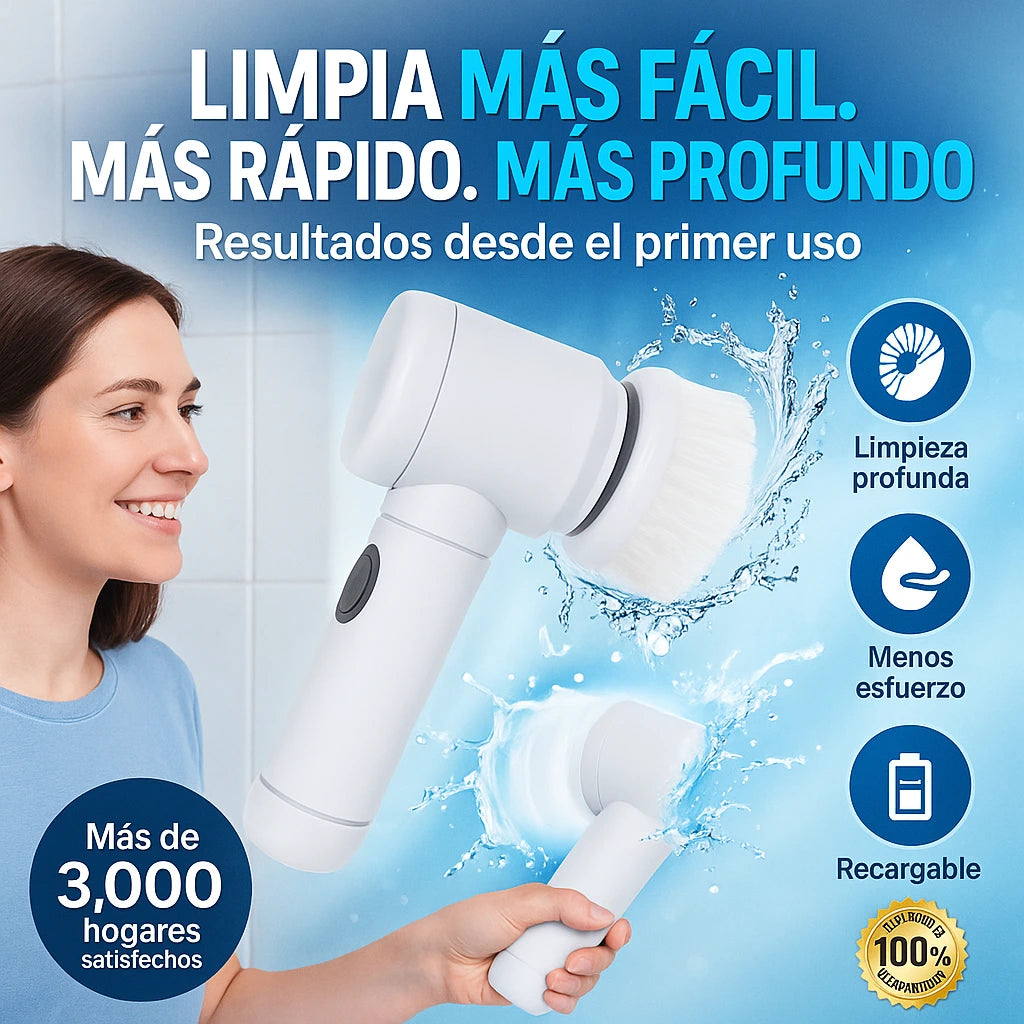 Magic Brush™ Cepillo Limpiador + 5 cabezales