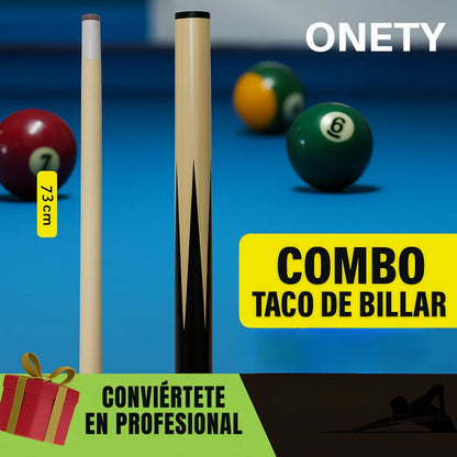 Combo Taco de Billar Onety