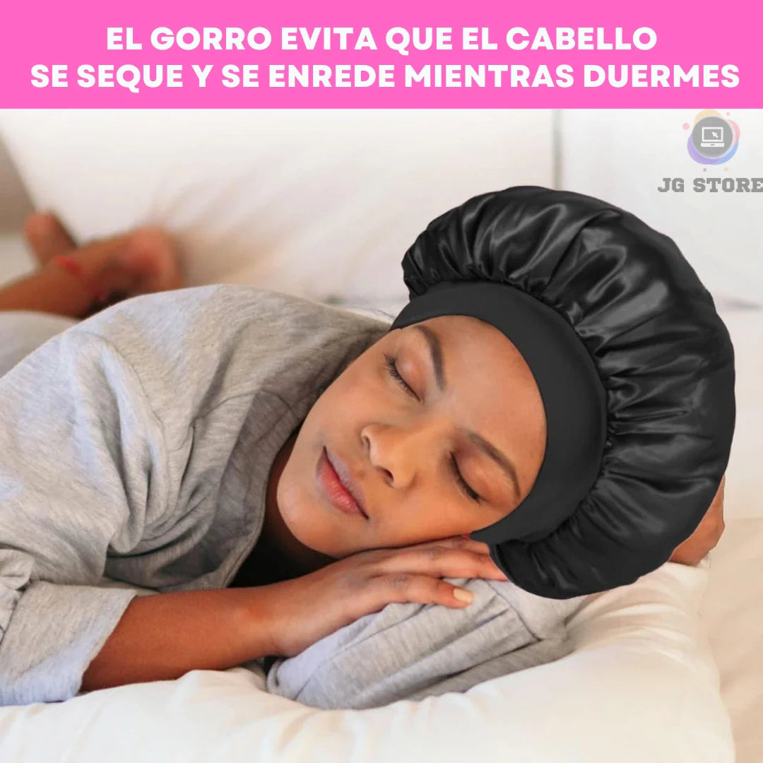 HairLuxe Gorro de satín 2x1