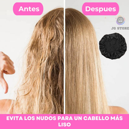 HairLuxe Gorro de satín 2x1