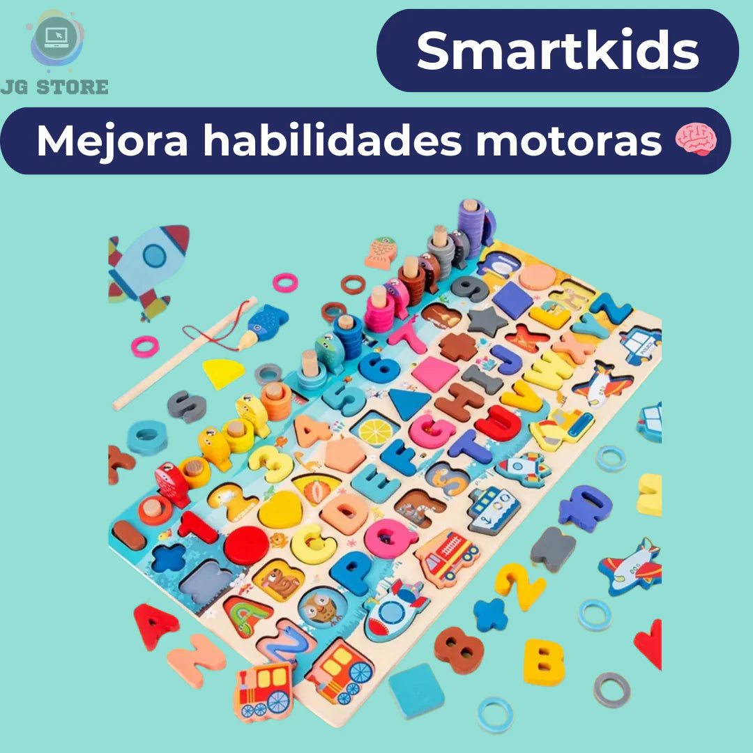 Smartkids™ Tablero Didáctico 6 en 1 + Regalo Especial