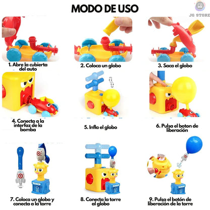 GloboKids™ Juguetes Impulsados por globos + regalo especial