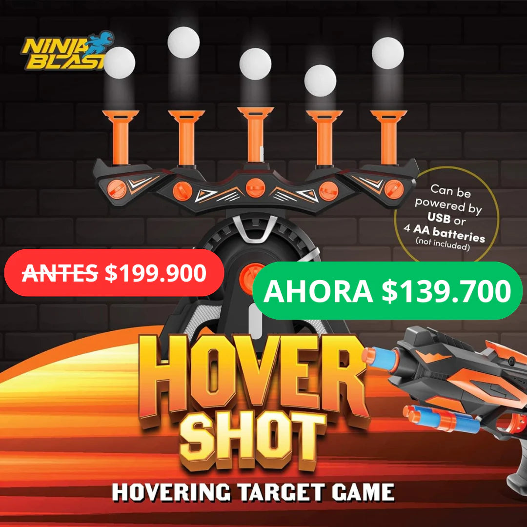 FlyShot™ Pistola de dardos + spot para puntería