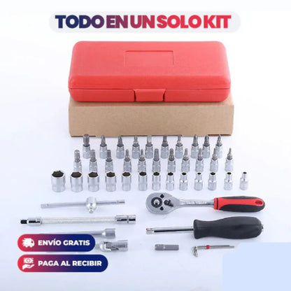 AutoFácil™ Caja de herramientas 46 piezas para carro