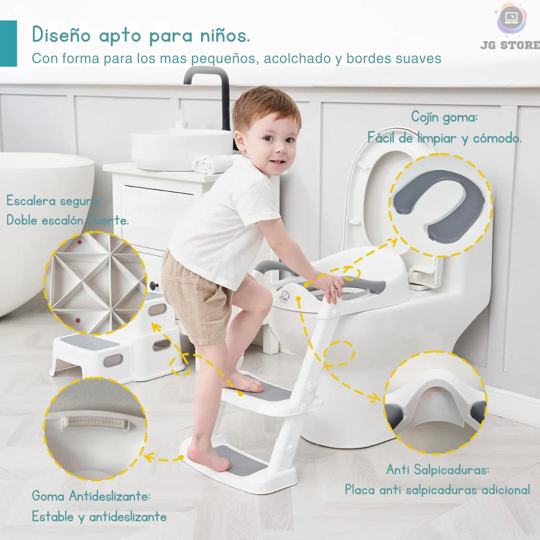 Escalera de baño para niño + REGALO ESPECIAL