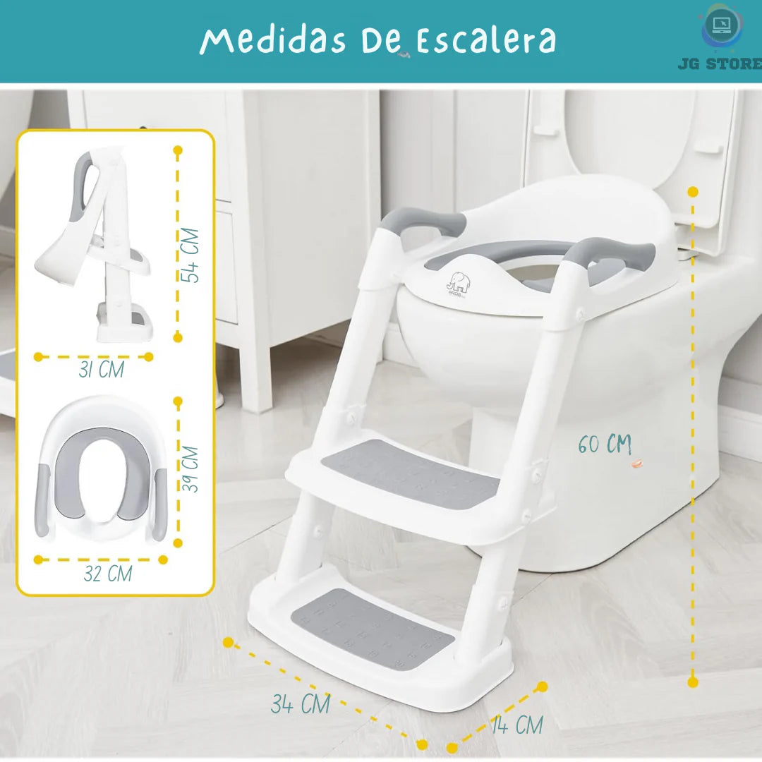 Escalera de baño para niño + REGALO ESPECIAL