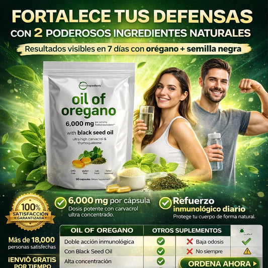 Aceite de oregano - 300 Capsulas
