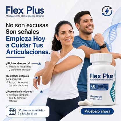 Flex Plus - Tratamiento Homeopatico - Cuida Tus Articulaciones