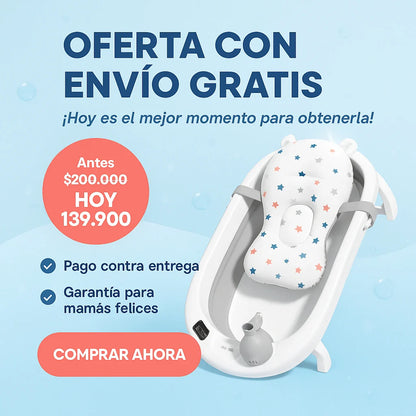 Babyshower™ Bañera plegable con termómetro + regalo especial