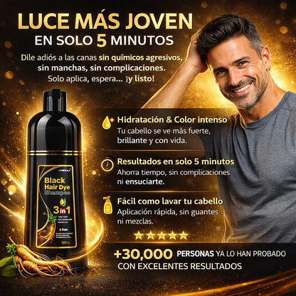 BackHair™ Shampoo Chao Canas