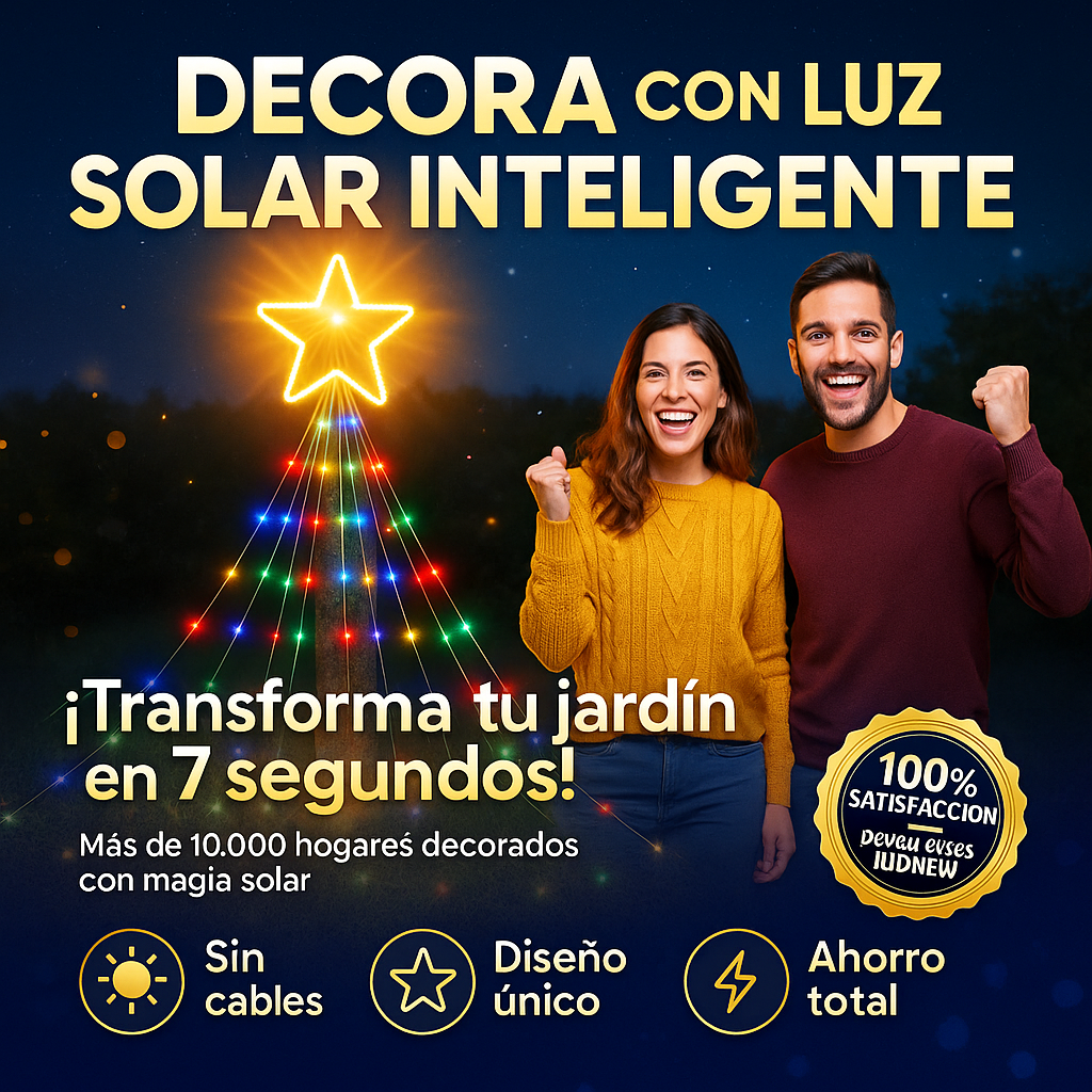 Lightstar - Estrella Cascada Luz Solar