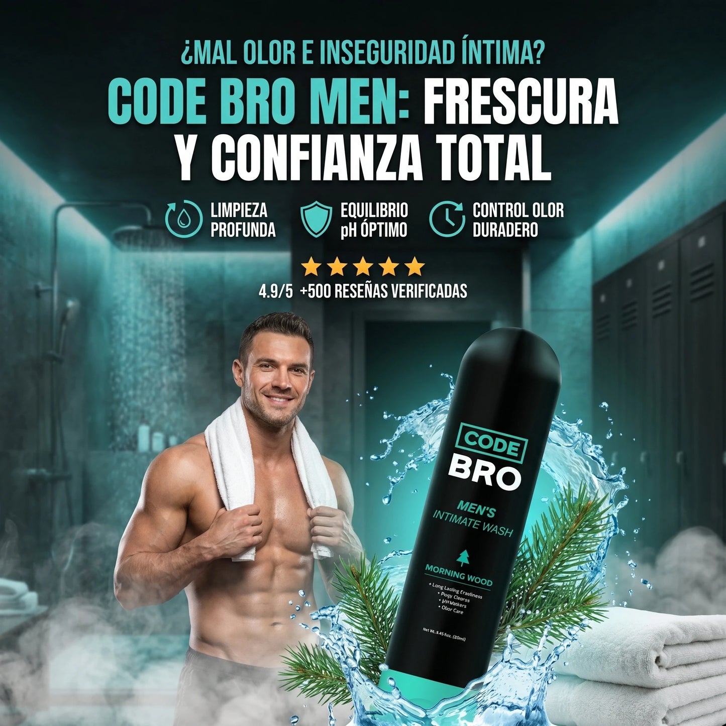 Code Bro Men 250 ml - Tratamiento 2 meses