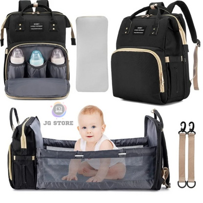 MomTravel™ Pañalera Multifuncional De Lujo + Tetero Cuchara