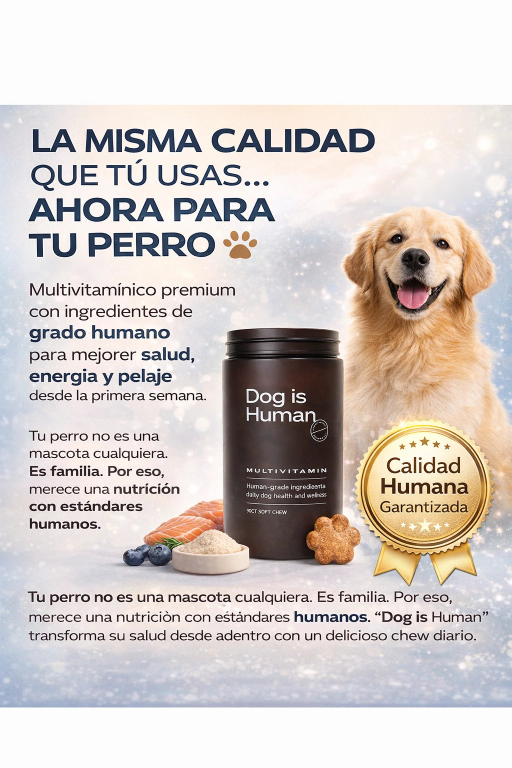 Dog is human - Multivitamínico Premium