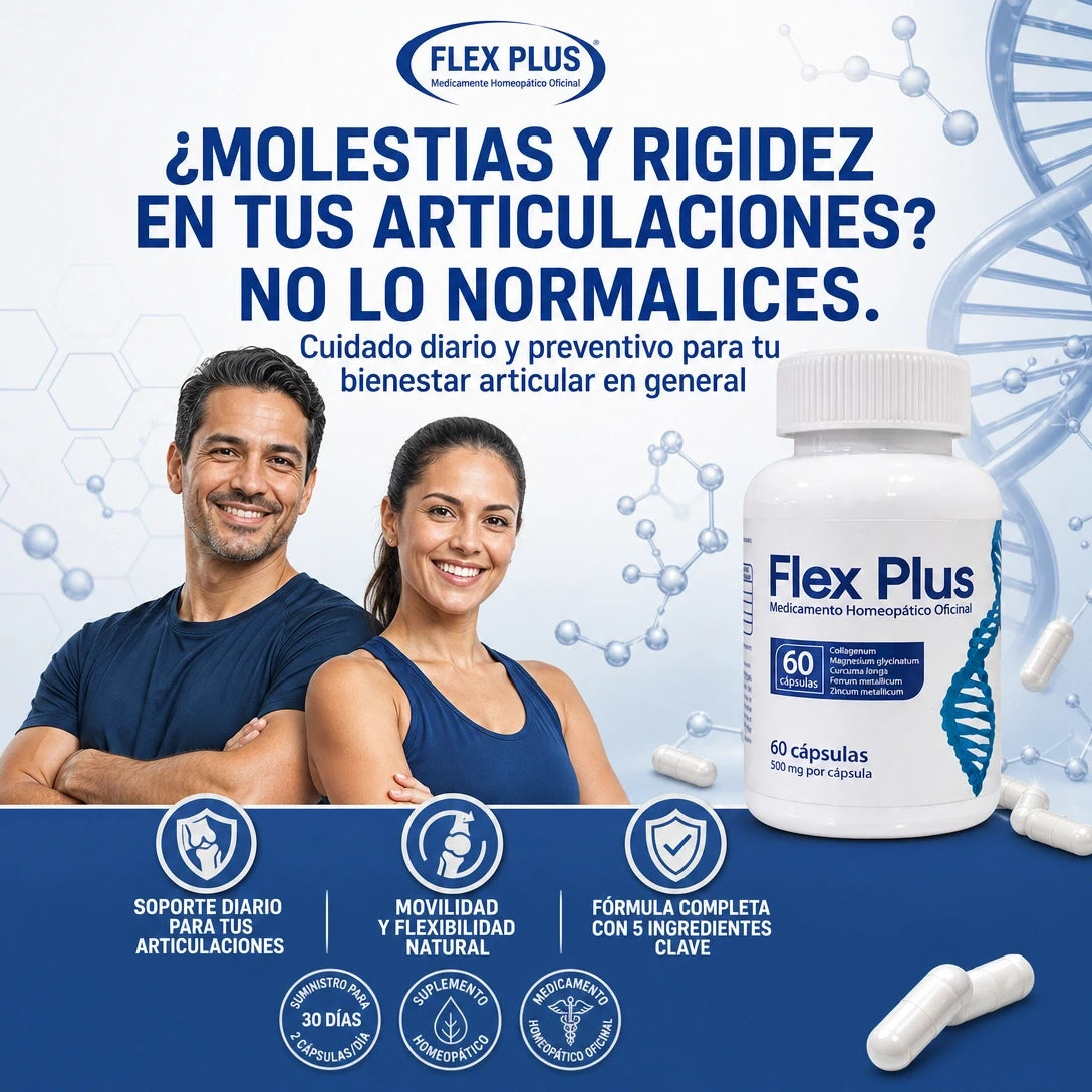 Flex Plus - Tratamiento Homeopatico - Cuida Tus Articulaciones