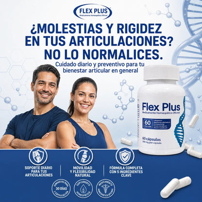 Flex Plus - Tratamiento Homeopatico - Cuida Tus Articulaciones