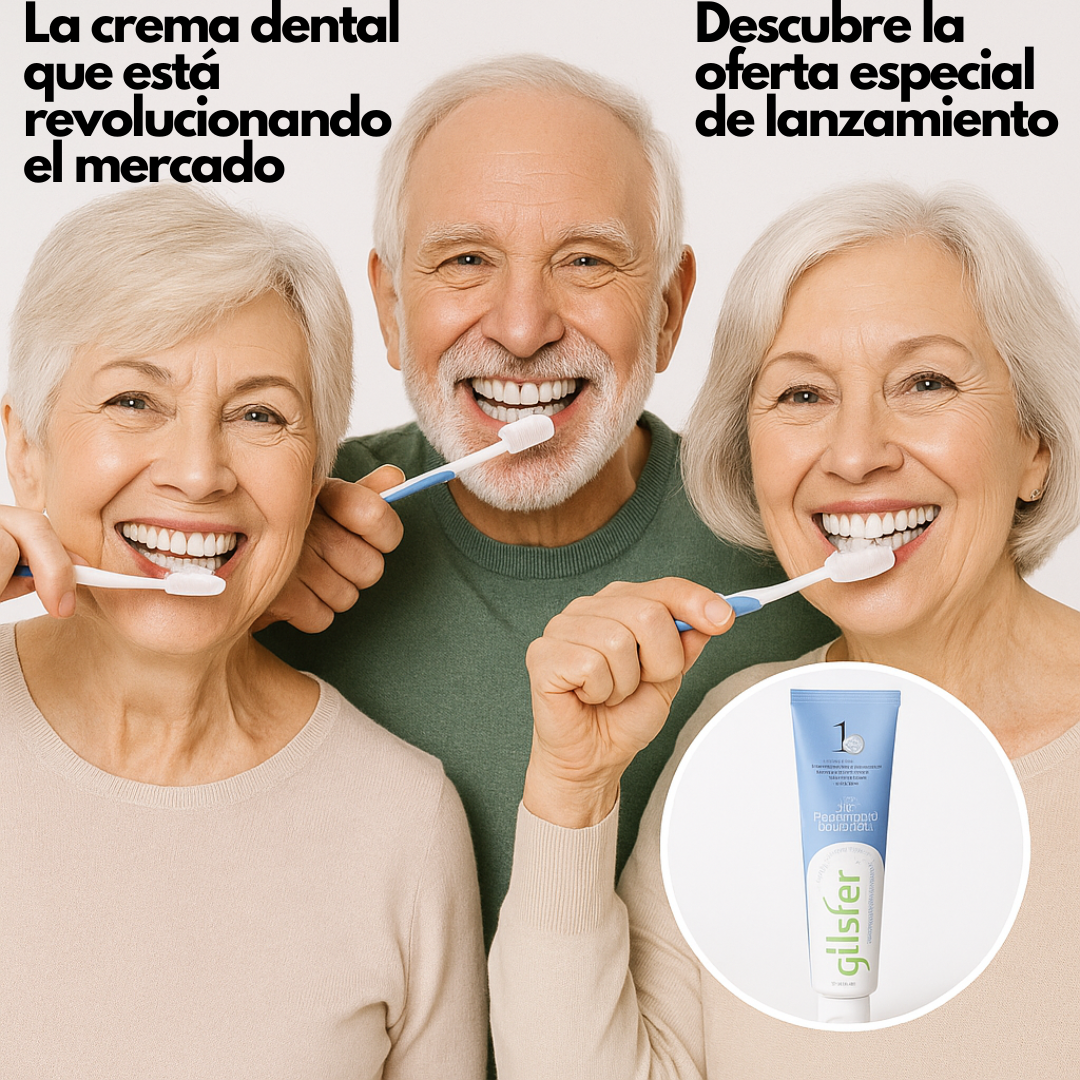 GLISTER x3 Crema Dental importada, tratamiento 6 meses