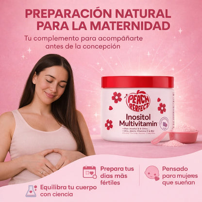 Peach Inositol - Prepárate para ser mamita