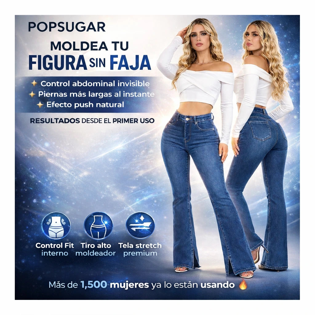 Pantalon tiro alto mujer