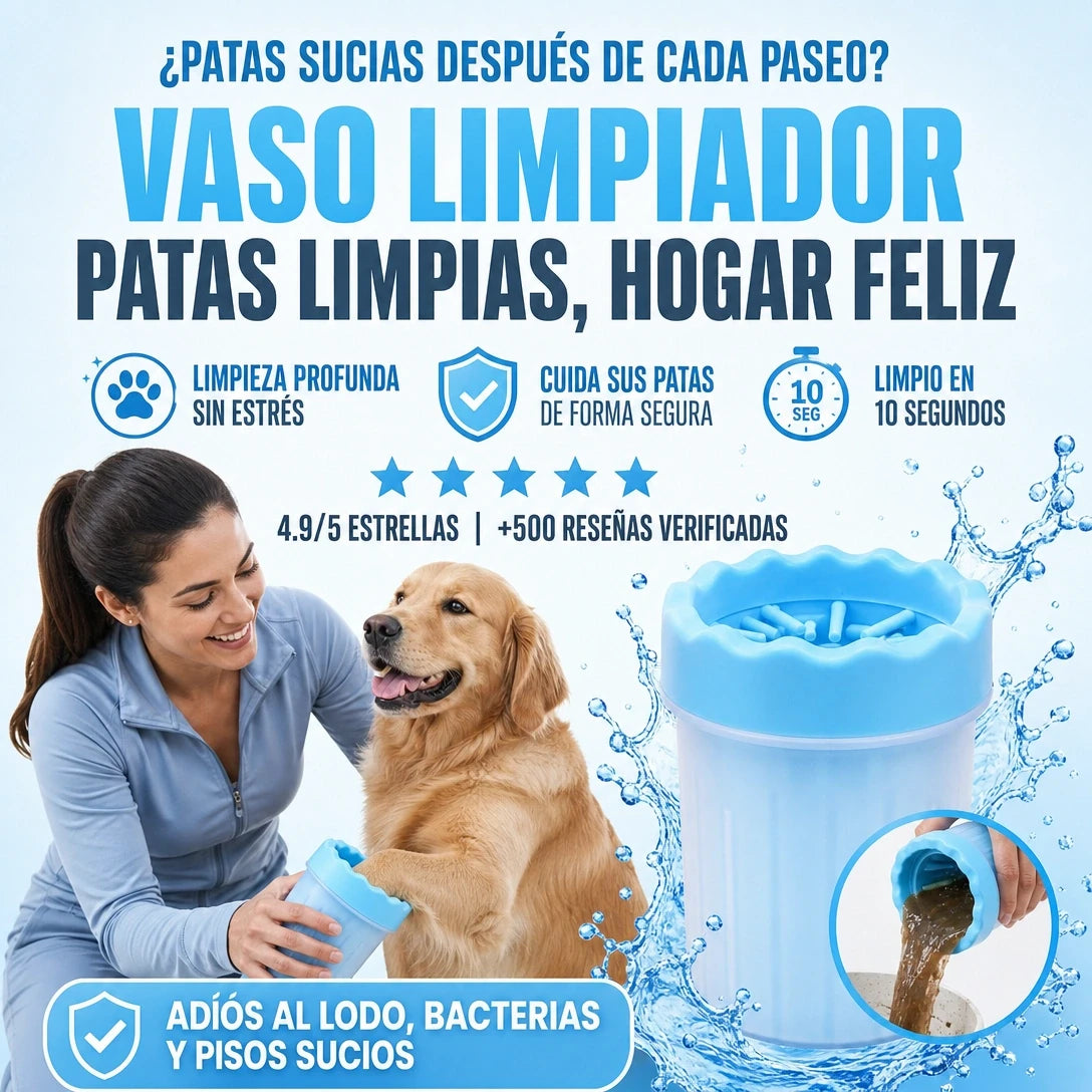 Lava patas mascotas
