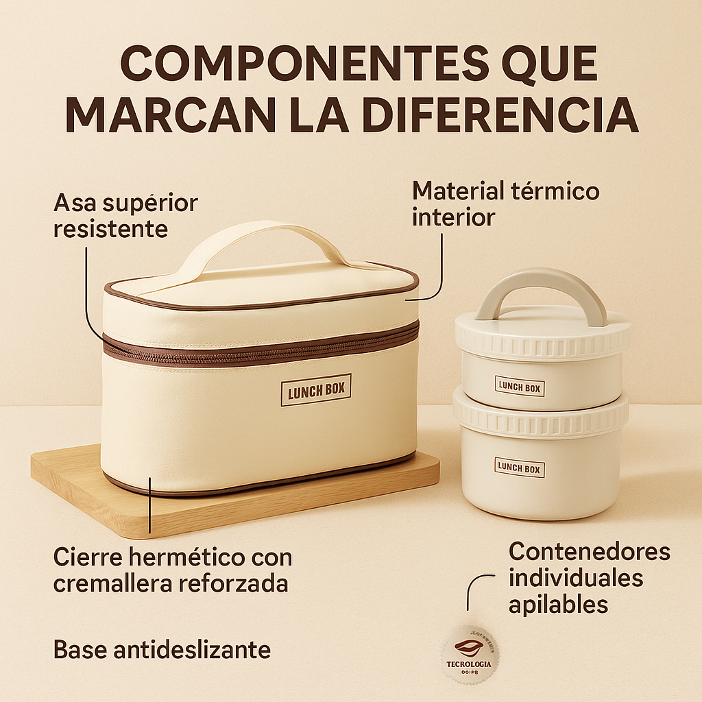 Lunchbox™ Set x4 Lonchera térmica premium