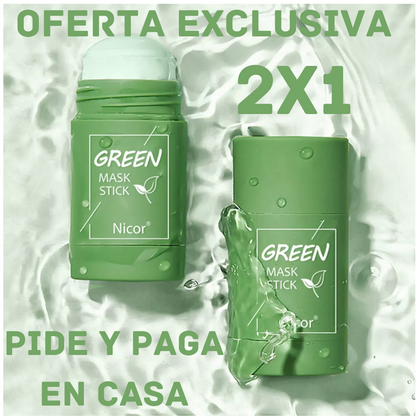 Green Blow® - Máscara Facial de Limpieza 2x1