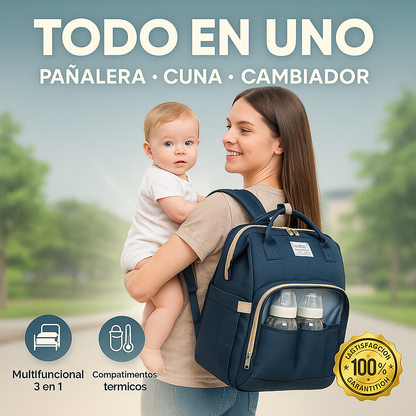 BabyGo™ Pañalera Multifuncional 3 en 1 + regalo especial