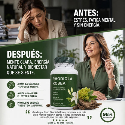 Rhodiola Rosea - Elimina el estres