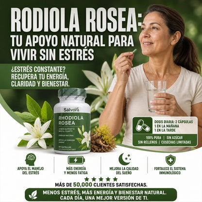 Rhodiola Rosea - Elimina el estres