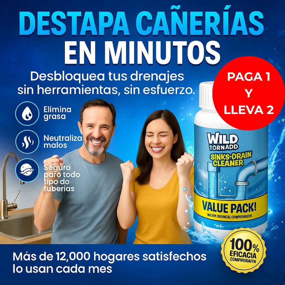 WildTornado™ Destapa Cañería Paga 1 y recibe 2
