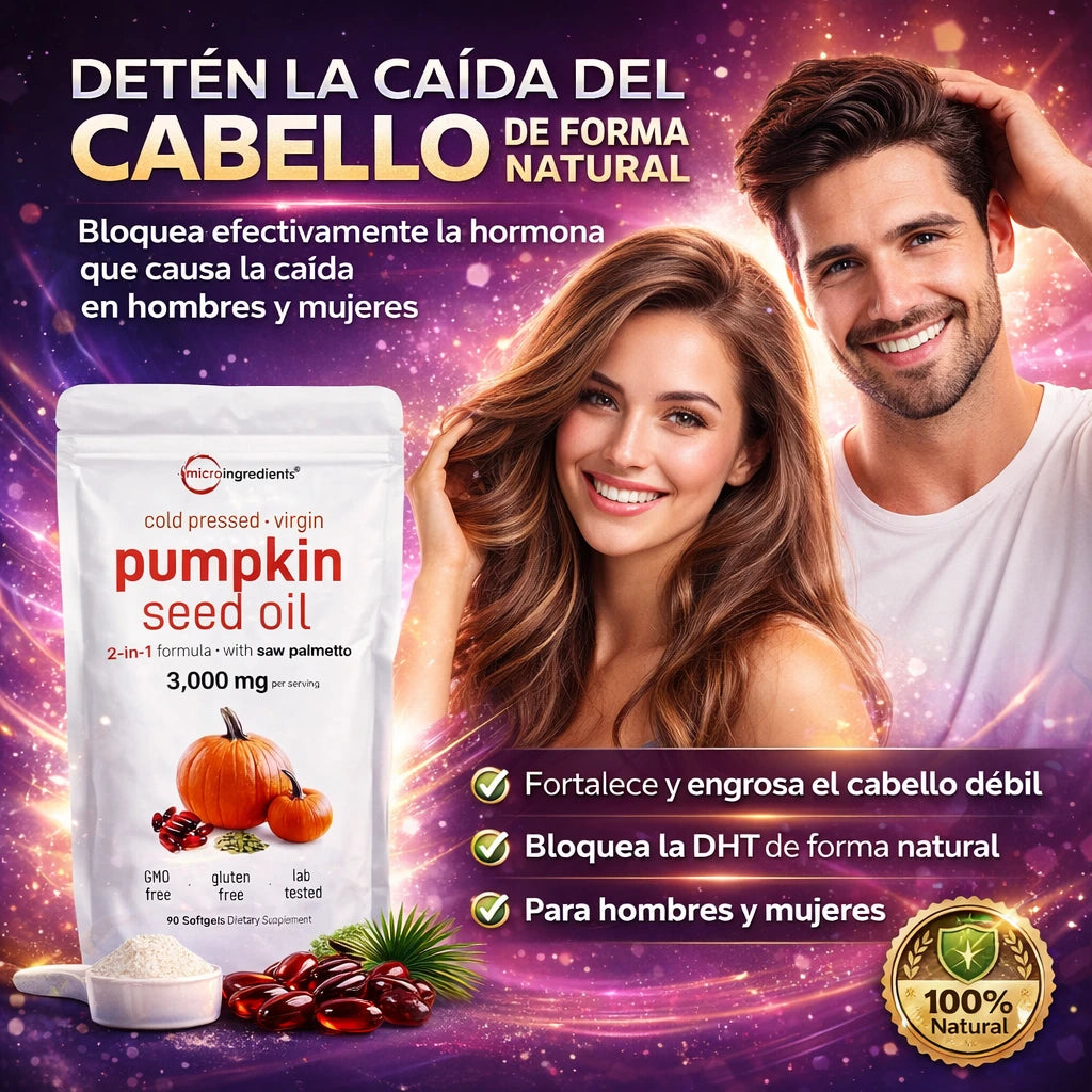Aceite de semilla de calabaza - 180 Capsulas