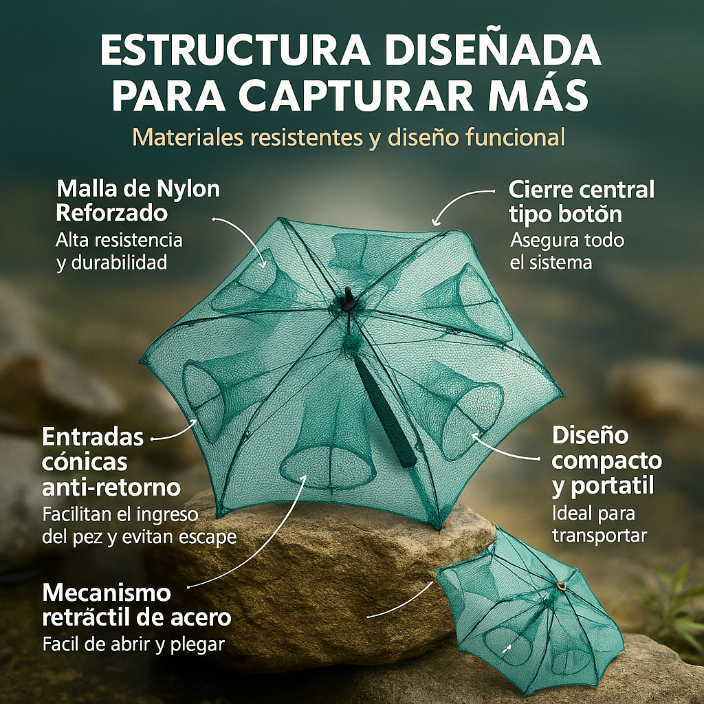 FishDrop™ Trampa para pescar