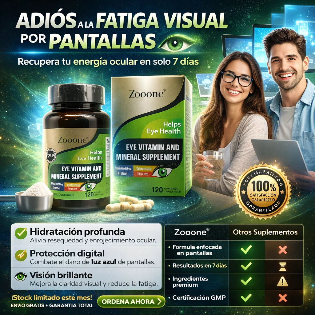 Zooone 90 capsulas - adiós fatiga visual