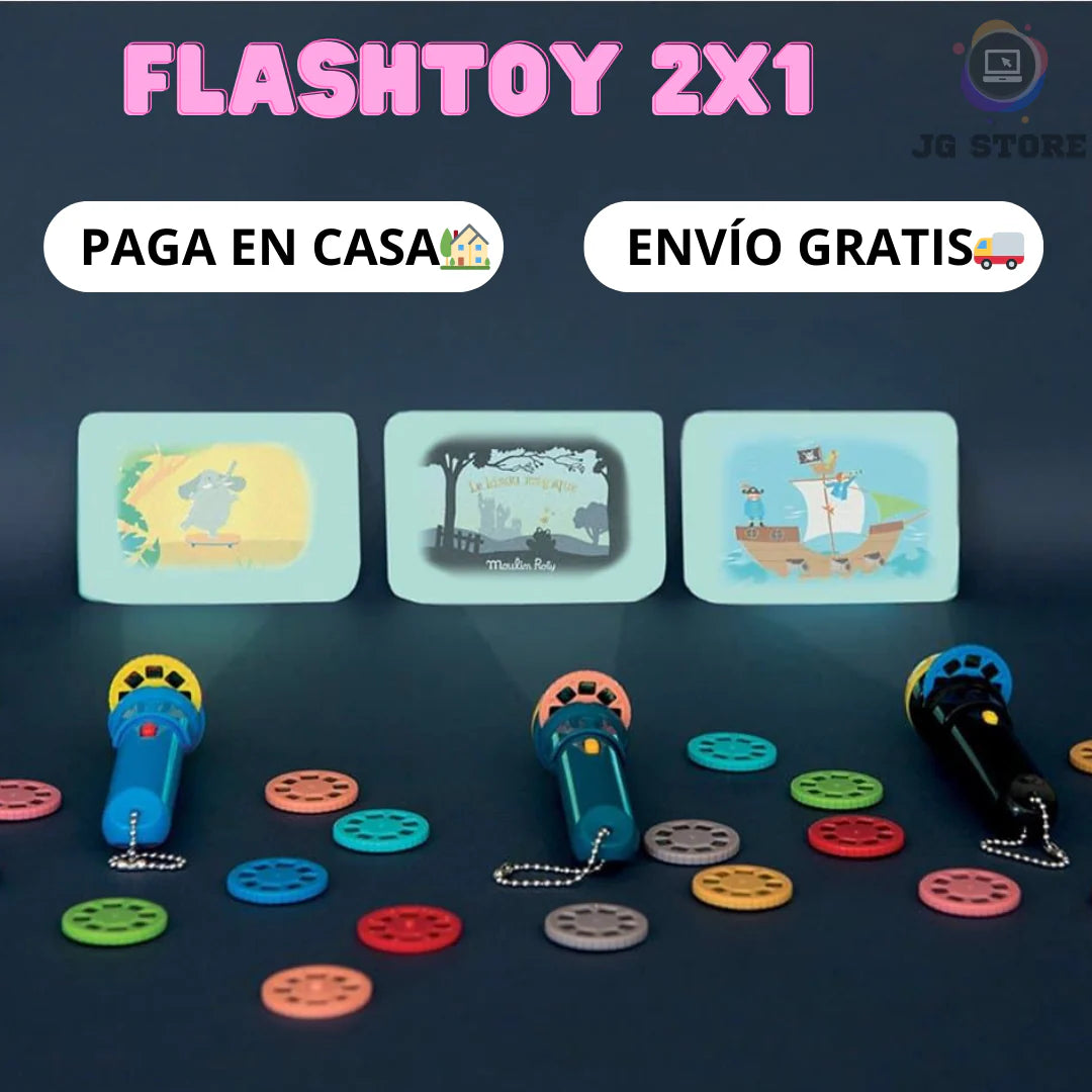 Flashtoy™ Proyector Para Niño 2x1 + regalo especial