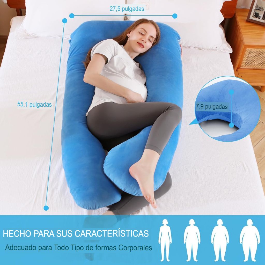 Calm - Almohada Térmica para Embarazo + regalo especial
