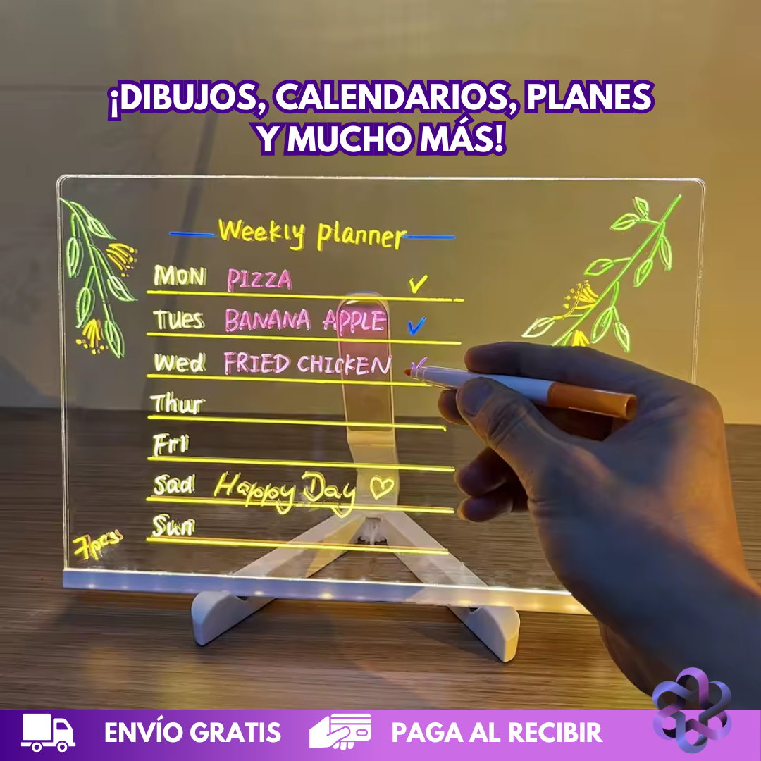 Tablero Creativo Luminoso