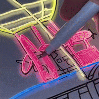 Tablero Creativo Luminoso