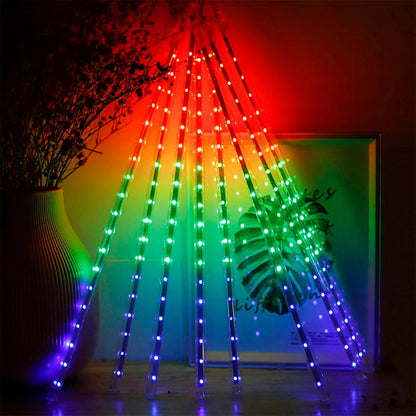 Luces Navideñas de Lluvia de Meteoros