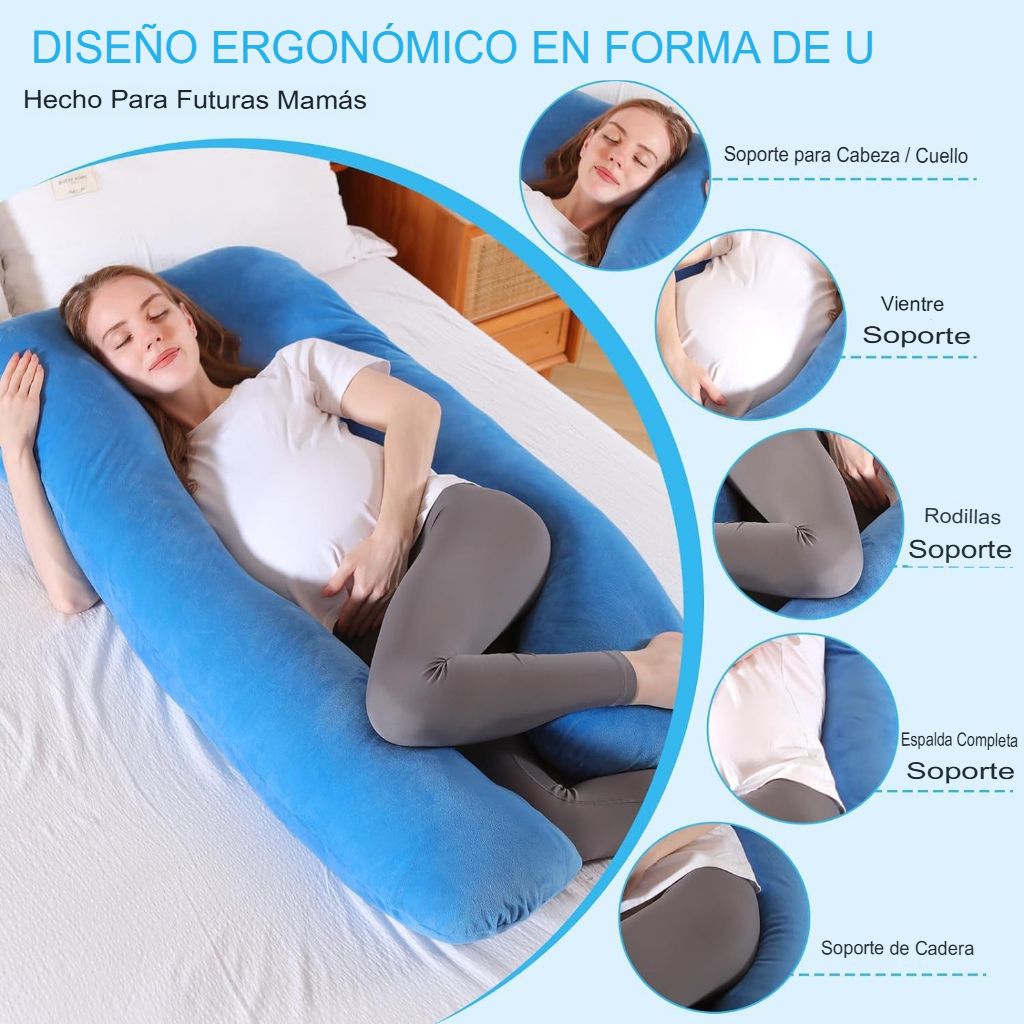 Calm - Almohada Térmica para Embarazo + regalo especial