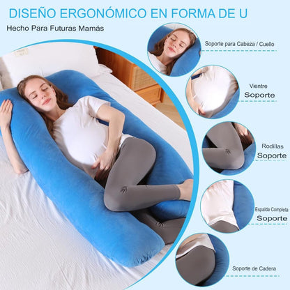 Calm - Almohada Térmica para Embarazo + regalo especial