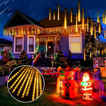 Luces Navideñas de Lluvia de Meteoros