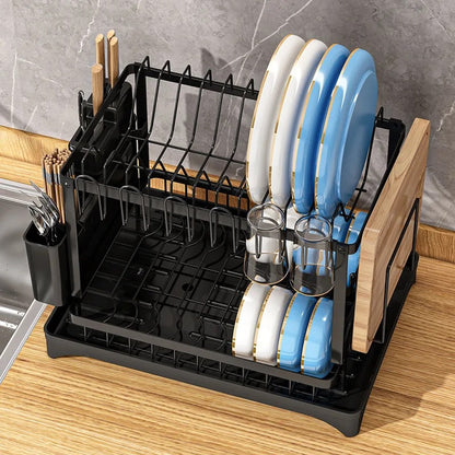 Escurridor de Platos Doble Nivel