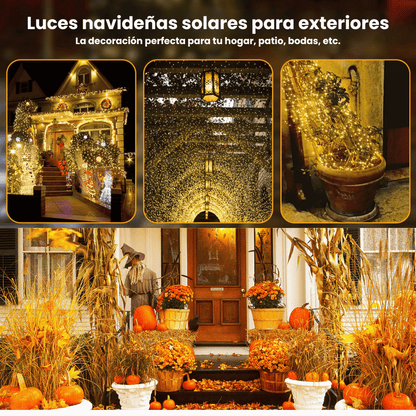 SolarLight - Luces Solares Navideñas - Compra 1 y lleva la 2 gratis