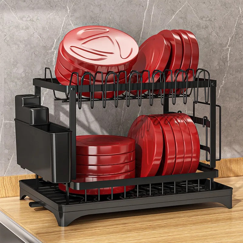 Escurridor de Platos Doble Nivel