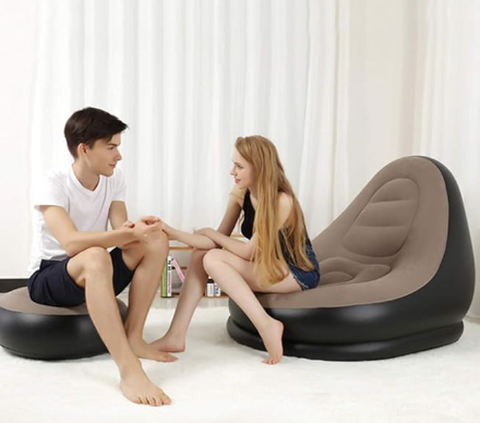 Sofá Inflable + puff