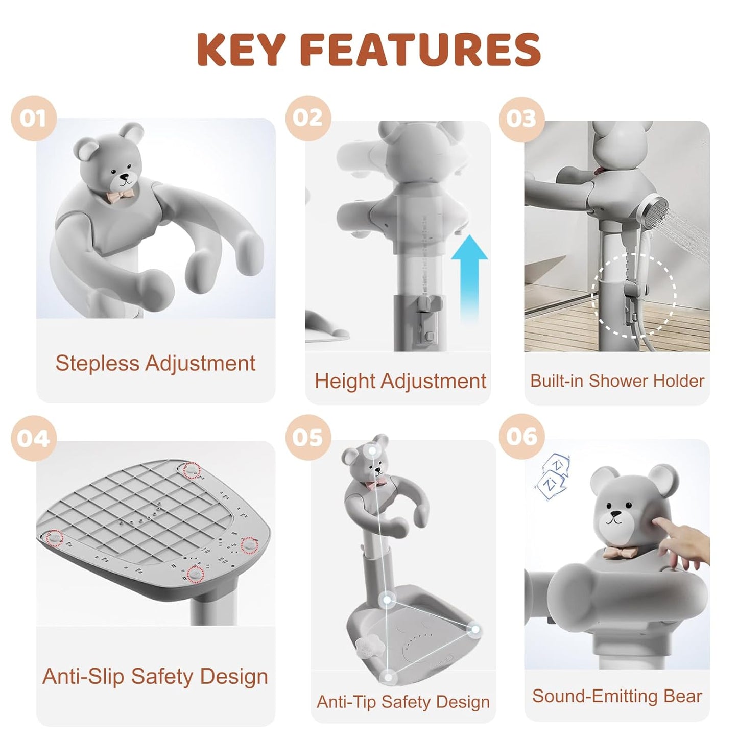 Aqua baby - Soporte de Baño Seguro para Bebés